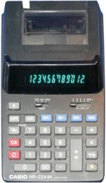 casio HR-22A BK
